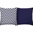 Almofada 44x44cm Digital C/enchimento Poá Blue 2 Kacyumara