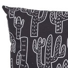 Almofada 45x45 Sertão Cacto Pt/vd