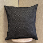 Almofada 50x50  Chenille Tramada Preto