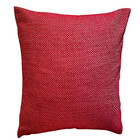 Almofada 50x50  Chenille Tramada Vermelho