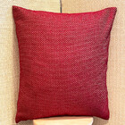 Almofada 50x50  Chenille Tramada Vermelho