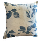 Almofada 50x50  Floral Ikat Azul