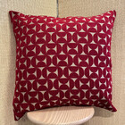 Almofada 50x50  Jacquard Chenille Vermelho (1)