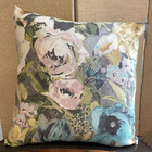 Almofada 50x50  Linho Rosas