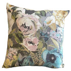 Almofada 50x50  Linho Rosas