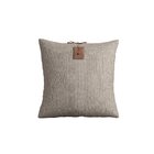 Almofada 50x50cm Em Linho Meets Alves Pereira Cinza/marrom