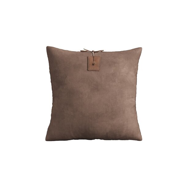 Almofada 50x50cm Em Veludo Meets Alves Pereira Ferrugem