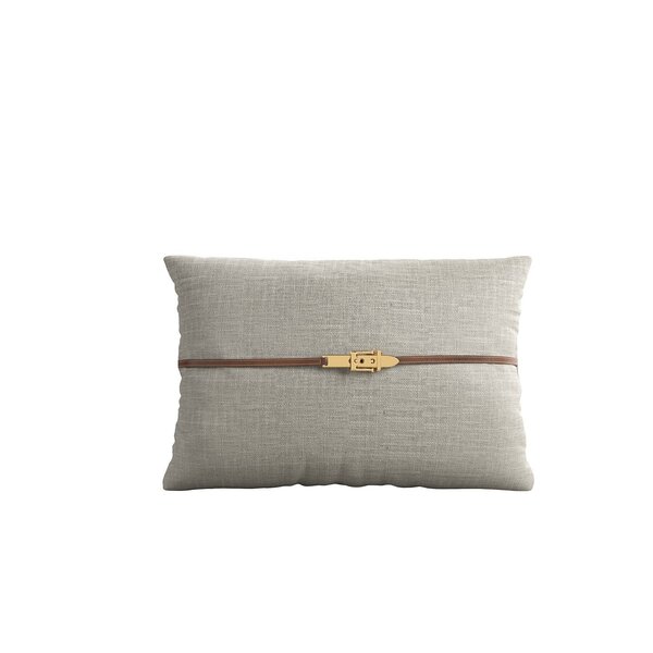 Almofada 55x35cm Em Linho Texas Alves Pereira Cru