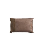 Almofada 55x35cm Em Veludo Leme Alves Pereira Ferrugem