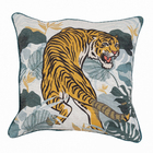 Almofada  Tropical Cordone Tigre Verde 43x43cm