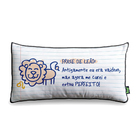 Almofada A Frase Do Sígno De Leão É - 36 X 18 Cm