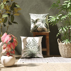 Almofada Acqua Folhagem 43x43cm Bege