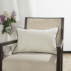 Almofada Retangular Alaro Poliéster Bege 40x60cm Inspirare