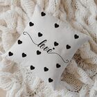 Almofada Algodão Estampada 40x40cm Love - Somente Capa