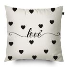 Almofada Algodão Estampada 40x40cm Love - Somente Capa