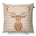 Almofada Algodão Estampada Hunting 40x40cm Ráfia - Capa Com E