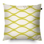 Almofada Algodão Estampada Micah 40x40cm Amarelo - Capa Com E