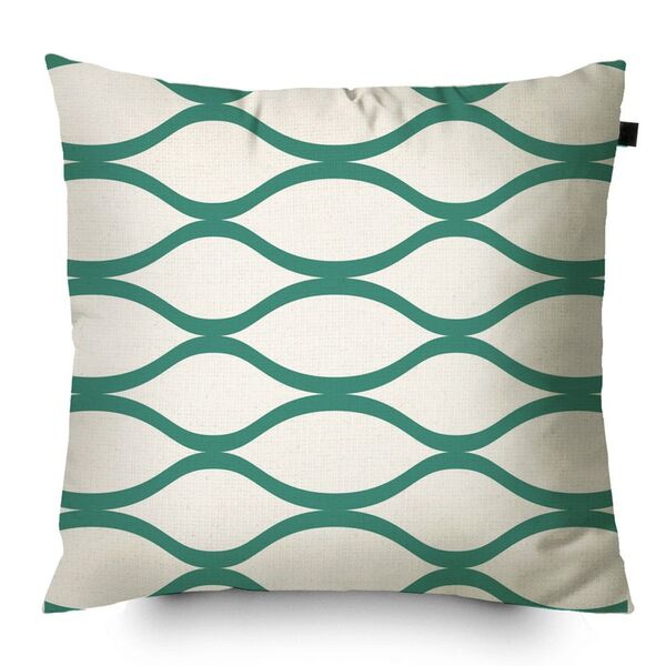 Almofada Algodão Estampada Micah 40x40cm Jade - Somente Capa