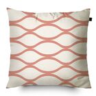 Almofada Algodão Estampada Micah 40x40cm Rosa - Somente Capa