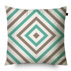 Almofada Algodão Estampada Shanti 40x40cm Cinza - Somente Capa