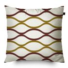 Almofada Algodão Estampada Valentine 40x40cm Marrom - Somente