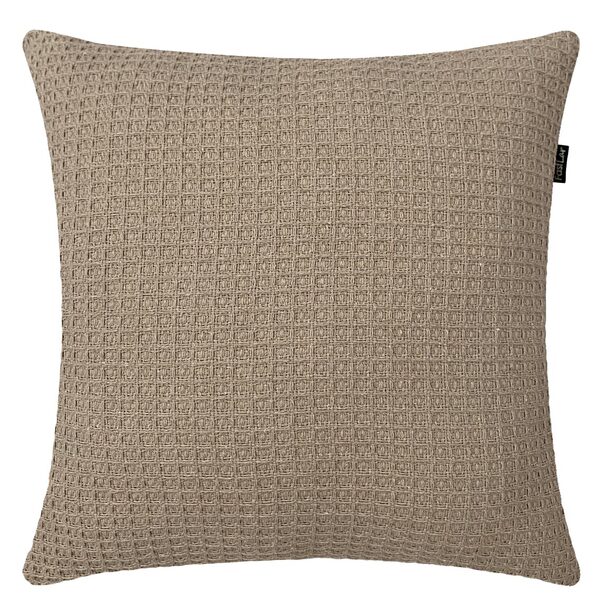 Almofada Algodão Favo De Mel Bege 40x40cm - Capa