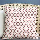 Almofada Algodão Serigrafada Agriz 40x40cm Vermelho - Capa Co