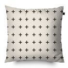 Almofada Algodão Serigrafada Bem Mais 40x40cm Preto - Capa Co