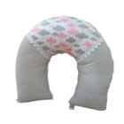 Almofada Amamentação Nuvens Rosa