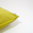 Almofada amarela veludo 45x45cm Madritex