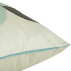 Almofada Arabesco Azul Tiffany 50x50 Veludo Com Enchimento