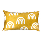 Almofada Quadrada Arcos Velveteen Terracota 28x48cm