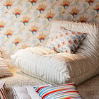 Almofada Quadrada Areia Dupla Face Multicolorido 50X50cm Próxima Têxtil