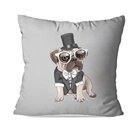 Almofada Avulsa Bulldog Cinza