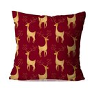 Almofada Avulsa Decorativa Cervos Natal