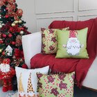 Almofada Avulsa Pinheiro De Natal Bengala