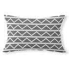 Almofada Baguete Own Chevron E Listra - 45x32 Cm