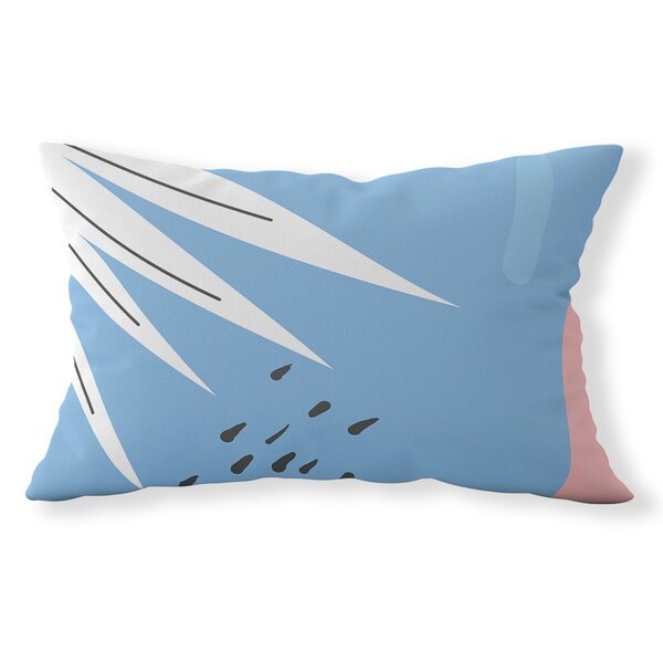 Almofada Baguete Own Geométrico Azul - 45x32 Cm