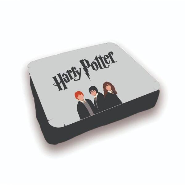 Almofada Bandeja Para Notebook Harry Potter Elenco Cinza