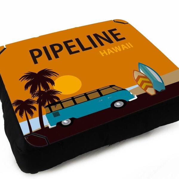 Almofada Bandeja Para Notebook Laptop Surf Pipeline