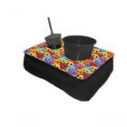 Almofada Bandeja Pipoca Balde E 1 Copo Personalizado Emojis