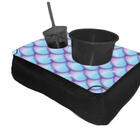 Almofada Bandeja Pipoca Balde E 1 Copo Personalizado Escamas