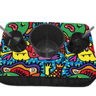 Almofada Bandeja Pipoca Balde E 2 Copos Personalizado Monstros