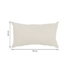 Almofada Retangular Basic Cru 40x70cm