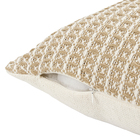 Almofada Bella Cru/Café 45x45cm