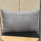 Almofada Bella Iv 40x60 Nervura Dupla Horizontal  Grafite