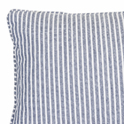 Almofada Retangular Benisa Algodão Azul e Branca 30x50cm