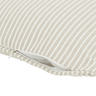 Almofada Retangular Benisa Algodão Bege e Branca 30x50cm