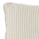 Almofada Retangular Benisa Algodão Bege e Branca 30x50cm