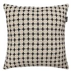 Almofada Boho Algodão Andaraí 40x40cm Off White/preto - Cheia